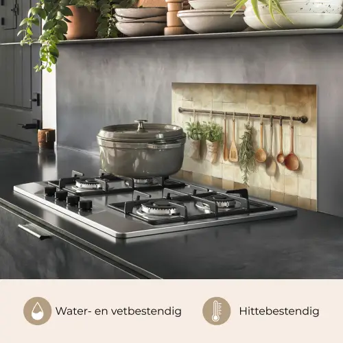 Hout - Keukengerei - Stilleven - Tegels keuken achterwand spatscherm klein -usp_NL