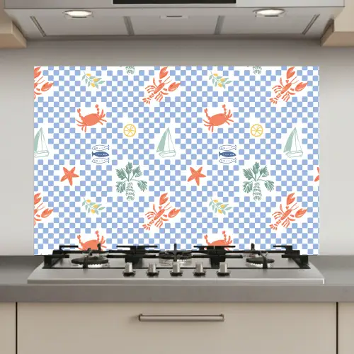 Zee - Sfeer -  Zeilboot - Blauw keuken achterwand spatscherm klein 900 -3d_website