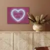 I liked it so it's mine - Neon hart - Roze PET vilt klein -sfeer4