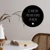 Een speciaal plekje in mijn hart - Quotes - Spreuken Wandcirkel behangsticker klein -sfeer3