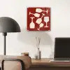 Wijnglazen - Silhouetten - Wit plexiglas 5mm klein -sfeer6