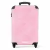 Lederen look licht roze NBS - Handbagage koffer - Volwassenen Unisex middel -productfoto_recht