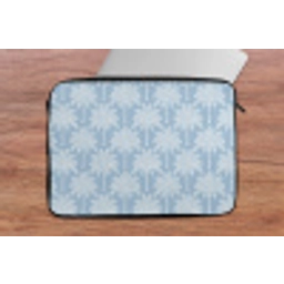 Palmboom - Modern - Blauw laptophoes neopreen klein 279 -tafel