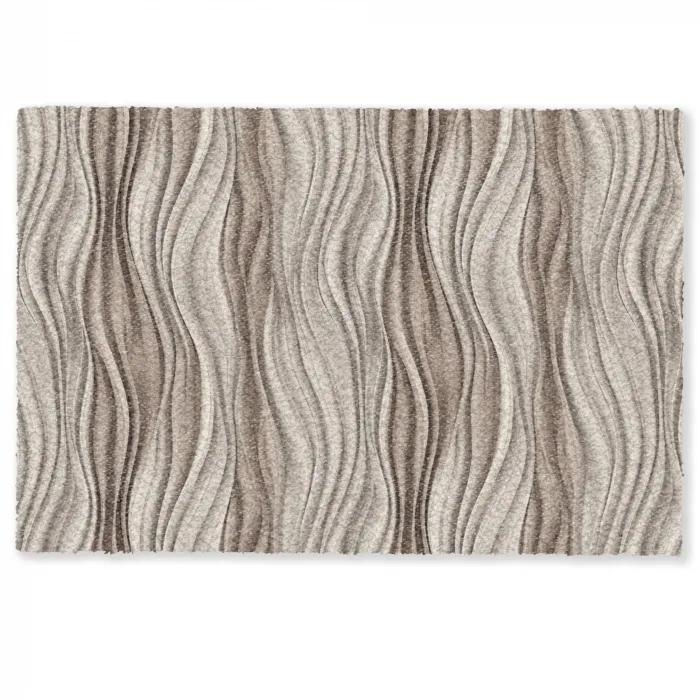 Golven - 3D - Crème Deurmat klein 898 -zkaufland3d