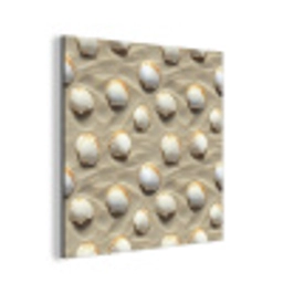Schelpen - Zand - Maritiem aluminium wit klein 46 -3d