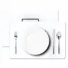 Basketbalbord - Minimalistisch - Zwart Placemat vinyl groot -zzsfeer2_Kitchenyeah-website