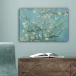 Van Gogh - Amandelbloesem - Oude meesters - Kunst - Vintage canvas 2cm klein -sfeer4