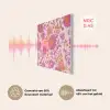 Bloemenpatroon - Roze - Oranje - Bloemen PET vilt klein -USP_NL