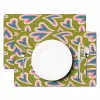 Groen - Retro - Hartjes - Patroon Placemat vinyl groot 368 -zzsfeer2_Kitchenyeah-website