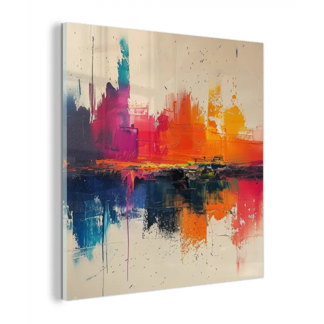 Modern - Verf - Kunst - Kleurrijk plexiglas 5mm klein -z3d