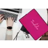 Toedeloe - Roze laptophoes neopreen klein -bureau