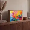 Abstract - Verflook - Modern - Kleurrijk Light Box met batterij (Wandlamp) middel -sfeer2
