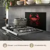 Krab - Rood - Vissen - Schaaldieren keuken achterwand spatscherm klein -usp_DE