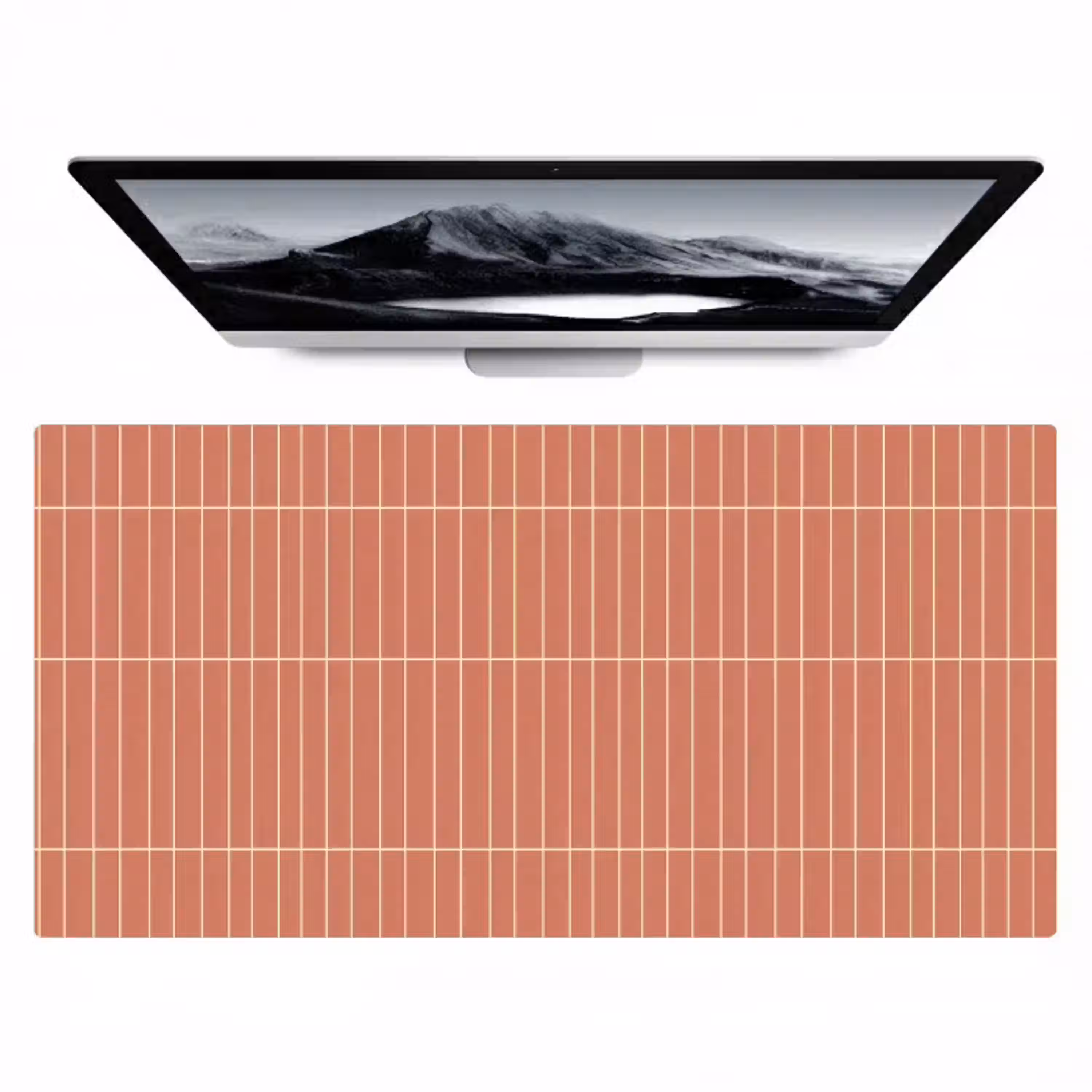 Patroon - Tegels - Terracotta Muismat XXL klein 681 -zzz3d