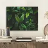 Bladeren - Regendruppels - Licht - Groen PET vilt klein -sfeer1