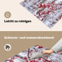 Bessen - Takken - Sneeuw - Winter - Kleurrijk Inductie beschemer met haakjes klein -ky-schoon-de