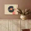 Vinylplaat - Zwart - Verfspatten - Retro PET vilt klein -sfeer4