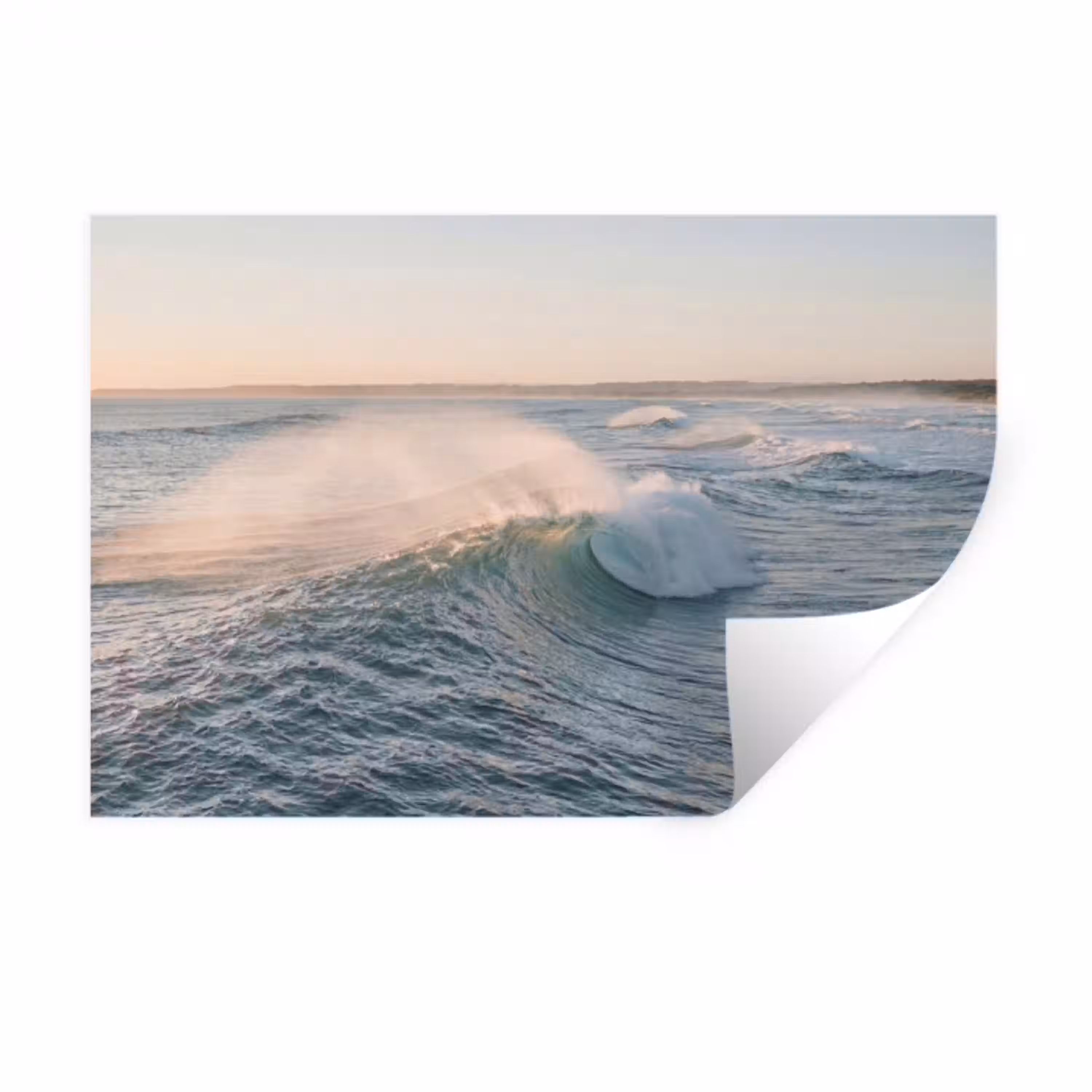 Golf - Zee - Water Muursticker klein -3d