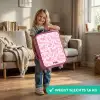 Roze vlinders Kinderkoffer - Roze klein -sfeer2_NL