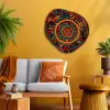 Mandala - Cirkels - Patronen Wandcirkel Organisch Aluminium middel -sfeer4