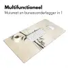 Japandi - Bamboe - Beige Muismat XXL klein -sfeer4