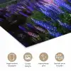 Bloemen - Nacht - Lupine - Sterrenhemel - Paars - Natuur poster papier klein -closeup_NL