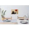 Street art - Chimpansee - Ballon - Graffiti - Banksy Muursticker klein -eettafel