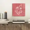 Lijnillustratie - Kersen - Tak - Wit plexiglas 5mm klein -sfeer1
