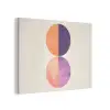 Abstract - Cirkels - Paars PET vilt klein -3d