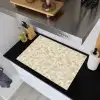 Abstract - Lijnen - Beige Inductie beschemer met haakjes klein 777 -sfeer1