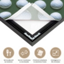 Ballen - Golf - Groen Textielframe zwart klein 947 -USP_closeupNL