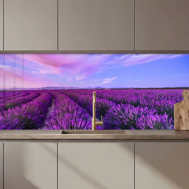 Lavendel - Paars - Bloemen - Natuur keuken achterwand 2 middel zz_3dshopping