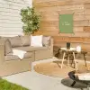Appel - Groen - Minimalistisch tuinposter los doek klein -sfeer4