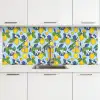 Illustratie - Citroen - Patroon keuken achterwand 2 middel 871 -3d
