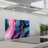 Marmer - Modern - Goud keuken achterwand spatscherm klein -3d_schuin