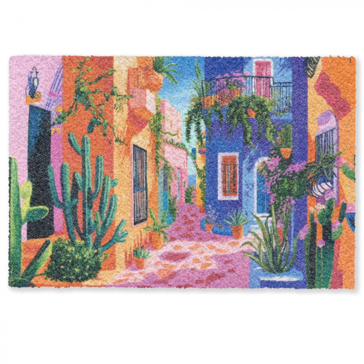 Geel - Blauw - Oranje - Huis Deurmat klein -zkaufland3d