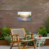 Zonsondergang aan Zee Tuinposter op houten frame 2 cm dik klein -sfeer3