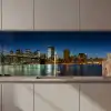 Stadslichten - Avond - Skyline - Brug keuken achterwand 2 middel zz_3dshopping