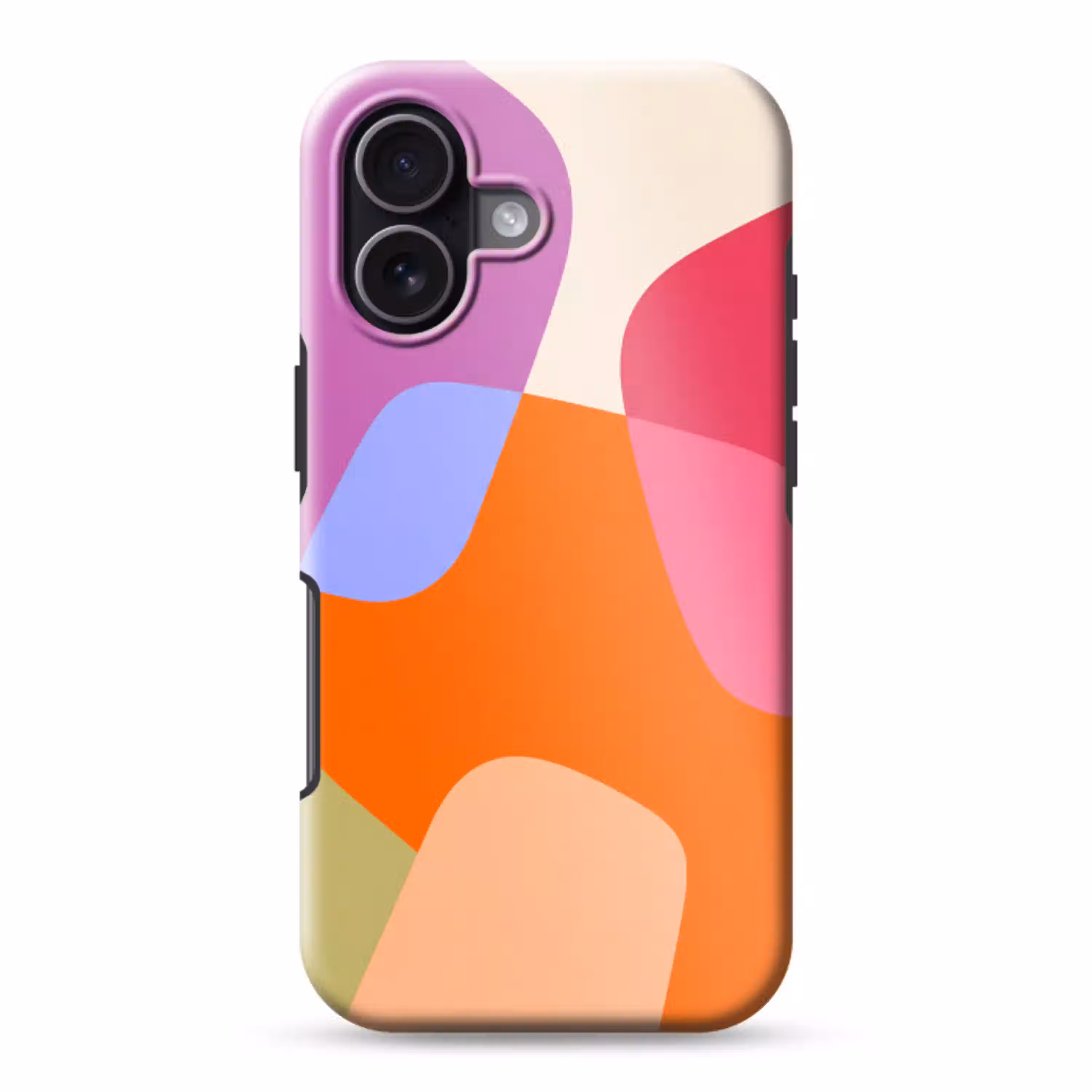 Abstract - Vormen - Modern - Kleurrijk Toughcase MagSafe Apple iPhone 17 klein -3d