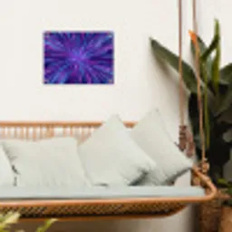 Dynamisch - Ruimte - Kleurrijk tuinposter los doek klein -sfeer7