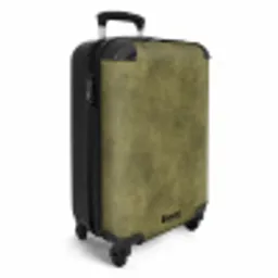 Textuur - Abstract - Groen NBS - Handbagage koffer - Volwassenen Unisex middel -productfoto_3d