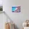 Bloemenweide - Zee - Zomers tuinposter los doek klein -sfeer8