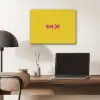 Smile - Roze - Geel PET vilt klein -sfeer5