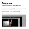 Kreeft - Borduur - Kleurrijk - Bloemen Muismat XXL klein -sfeer5