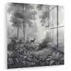 Bos - Hert - Zwart - Wit plexiglas 5mm klein -zzzproduct_nieuw