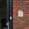 Witte - Natuurstenen - Klassiek Naambord Huisje klein -sfeer2