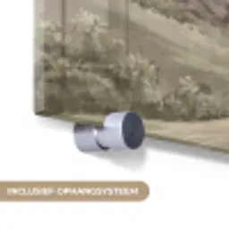 Heuvellandschap - Bomen - Natuur - Groen plexiglas 5mm klein -zzsysteem_NL