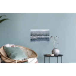 Bos - Reflectie - Meer - Winter - Serene Muursticker klein -plant