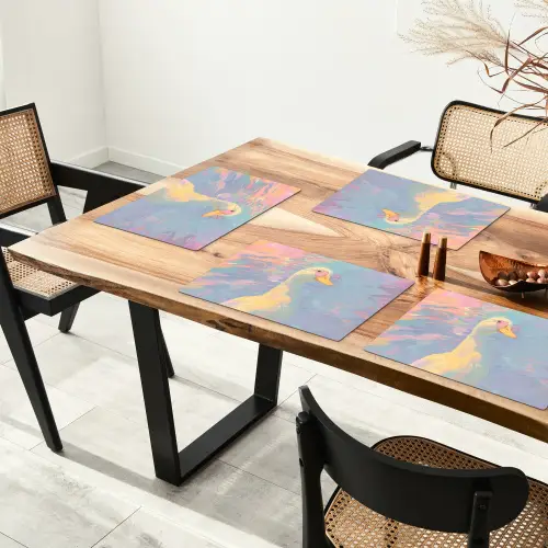 Eend - Zonnebril - Water Placemat vinyl groot -zzsfeer4_Kitchenyeah-website