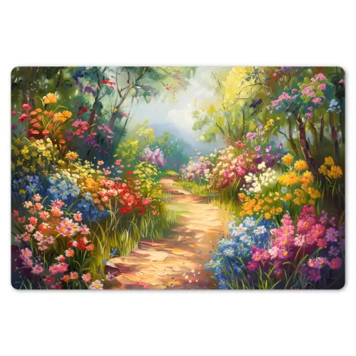 Natuur - Landschap - Bloemen - Kleurrijk Placemat vinyl groot -zzsfeer1_Kitchenyeah-website